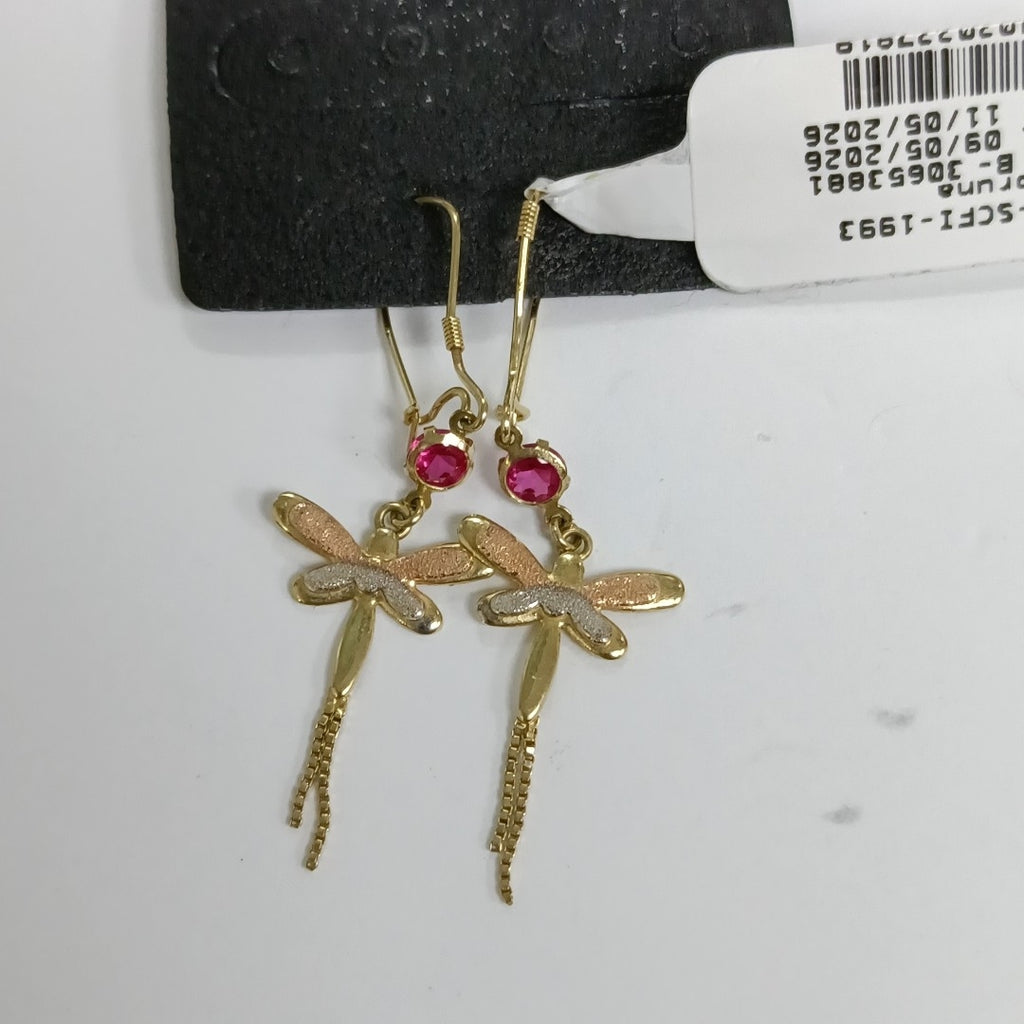 ARETES PAR ORO 14 K 1.3 GRMS (SEMINUEVO)