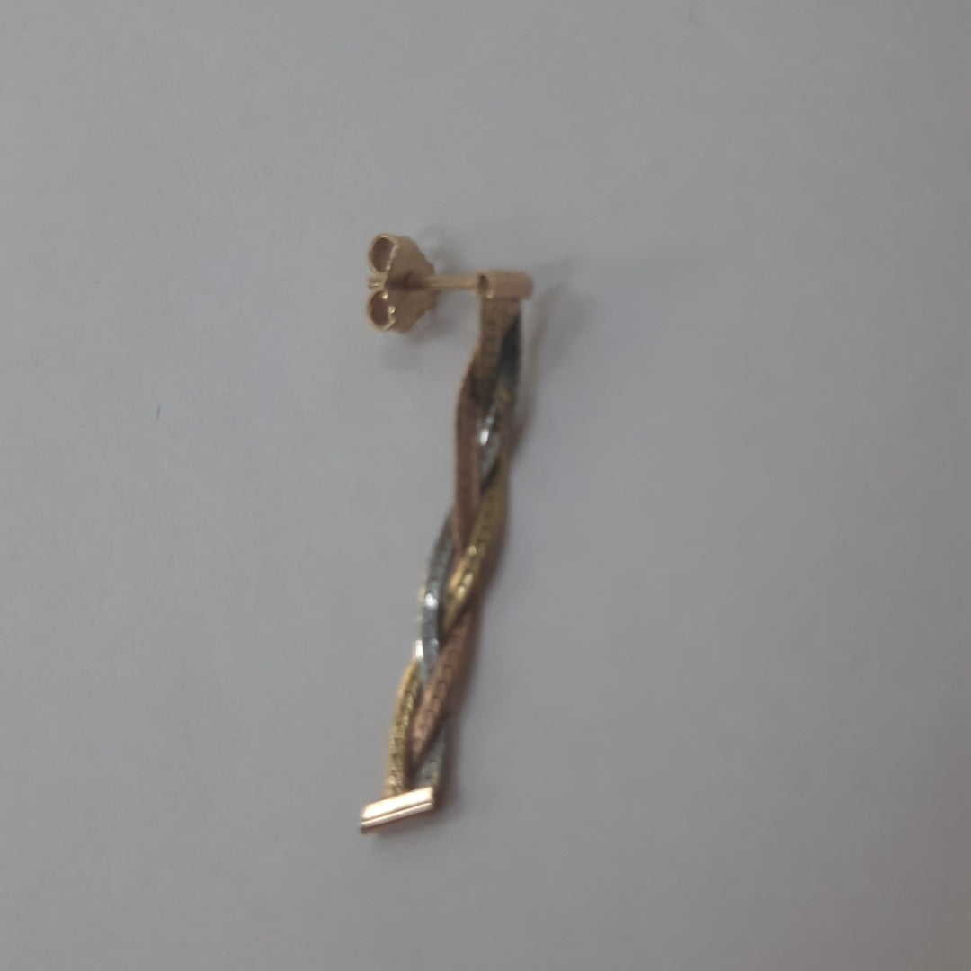 BROQUELES PAR ORO 14 K 1.3 GRMS (SEMINUEVO)