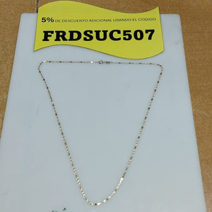 CADENAS TEJIDO GUCHI ORO 10K 55 CM 1.7 GR (NUEVO)