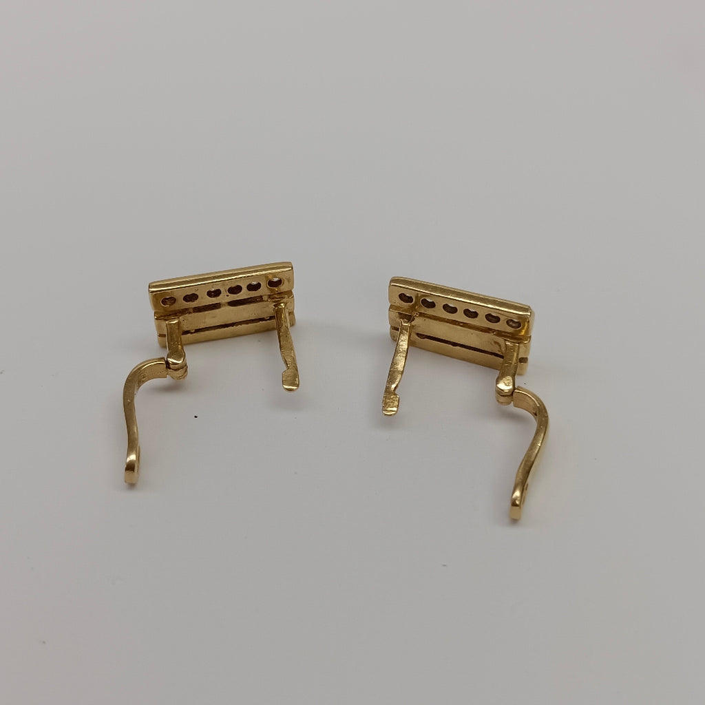 ARRACADAS PAR ORO 14 K 4.6 GRMS (SEMINUEVO)