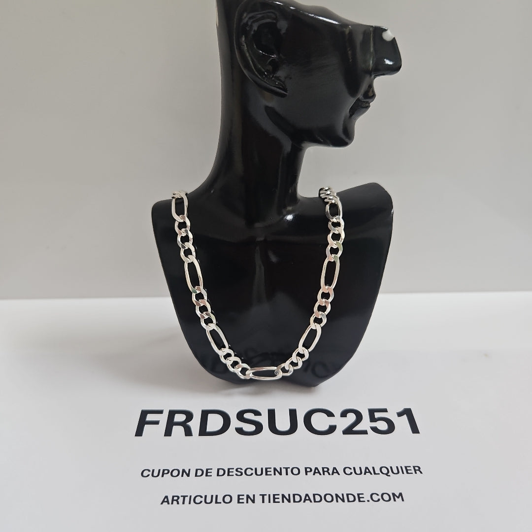 CADENA TEJIDO 3X1 PLATA .925 60 CM 17.5 GR (NUEVO)