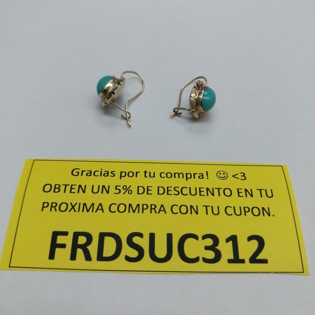 ARETES PAR ORO 10 K 1.6 GRMS (SEMINUEVO)