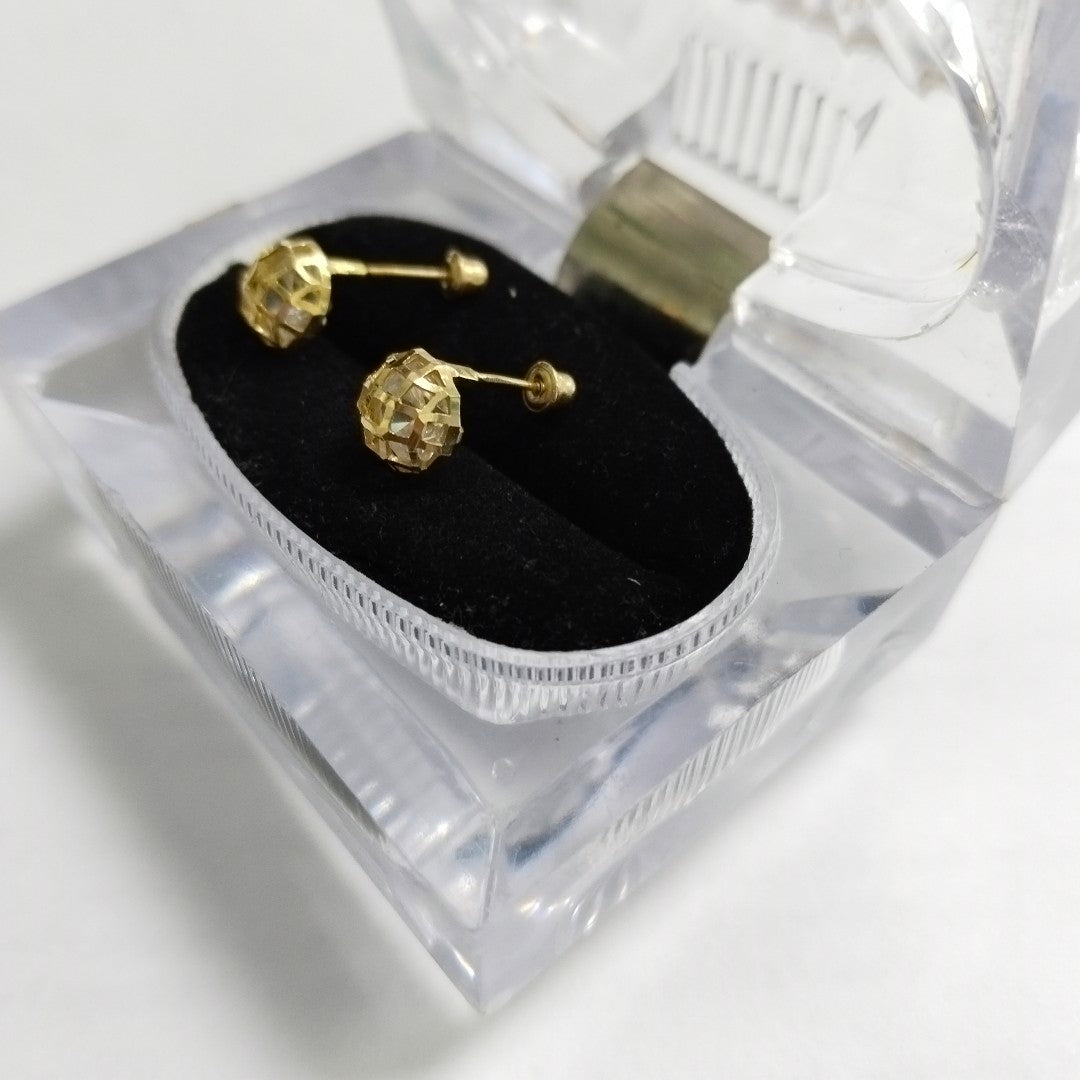 BROQUELES PAR ORO 14 K 1,80 GRMS (SEMINUEVO)