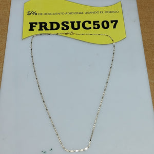 CADENAS TEJIDO GUCHI ORO 10K 55 CM 1.7 GR (NUEVO)