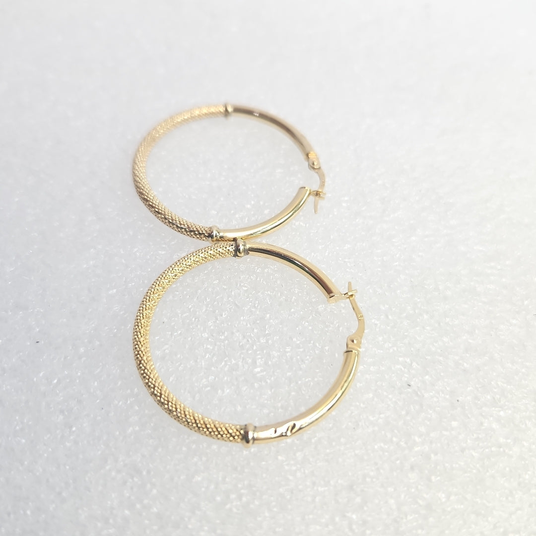 ARRACADAS PAR ORO 14 K 2,50 GRMS (SEMINUEVO)