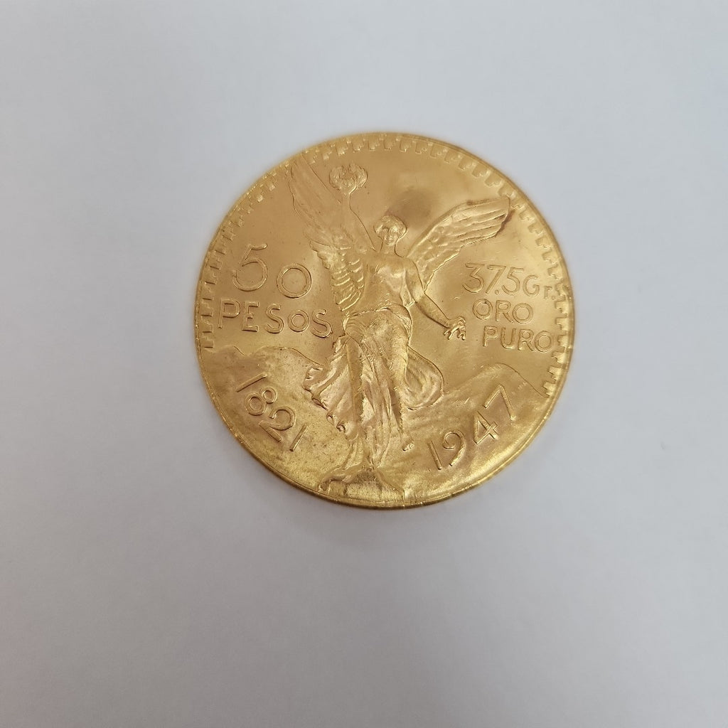 K1 41,60 GRMS 21 K IDENTIFICACIÓN MONEDA NOMINATIVA MONEDAS PESOS 50 PESOS (SEMINUEVO)