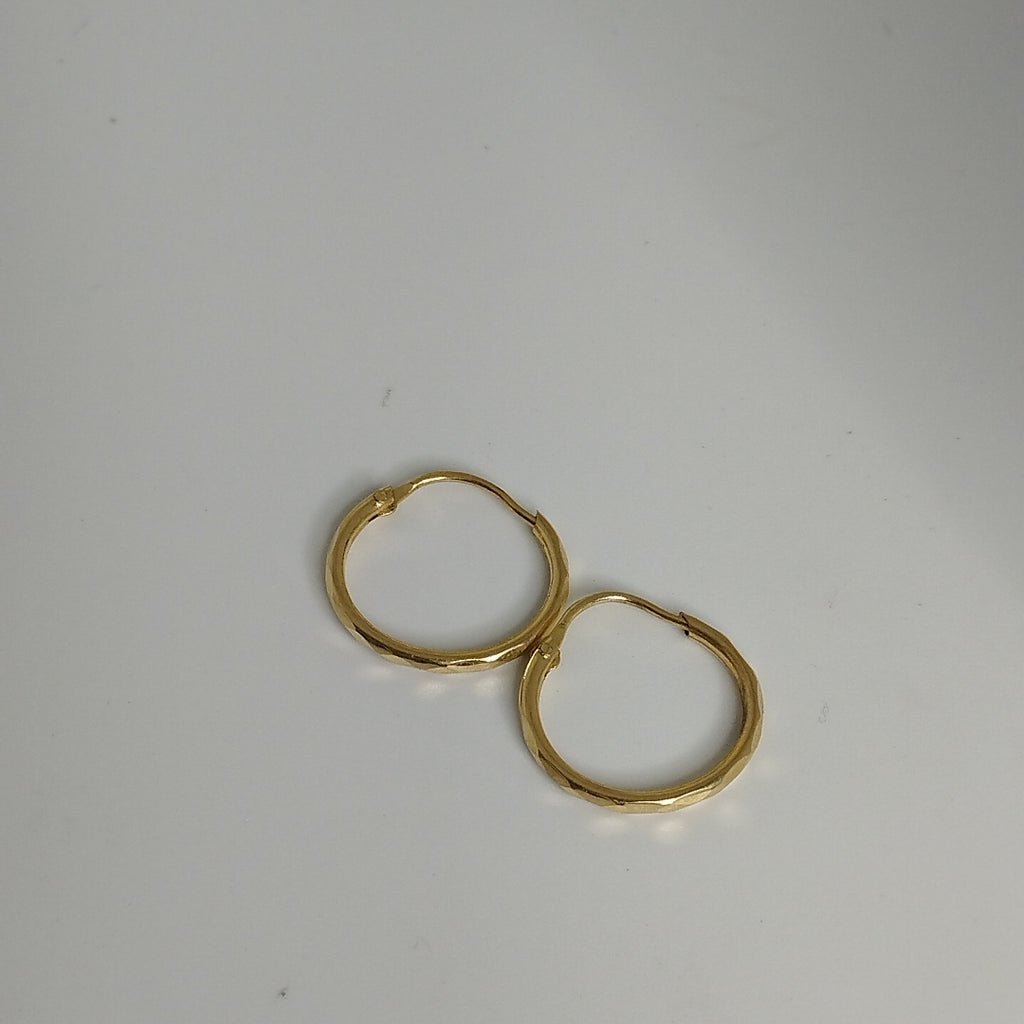 ARRACADAS PAR ORO 14 K 1 GRMS (SEMINUEVO)