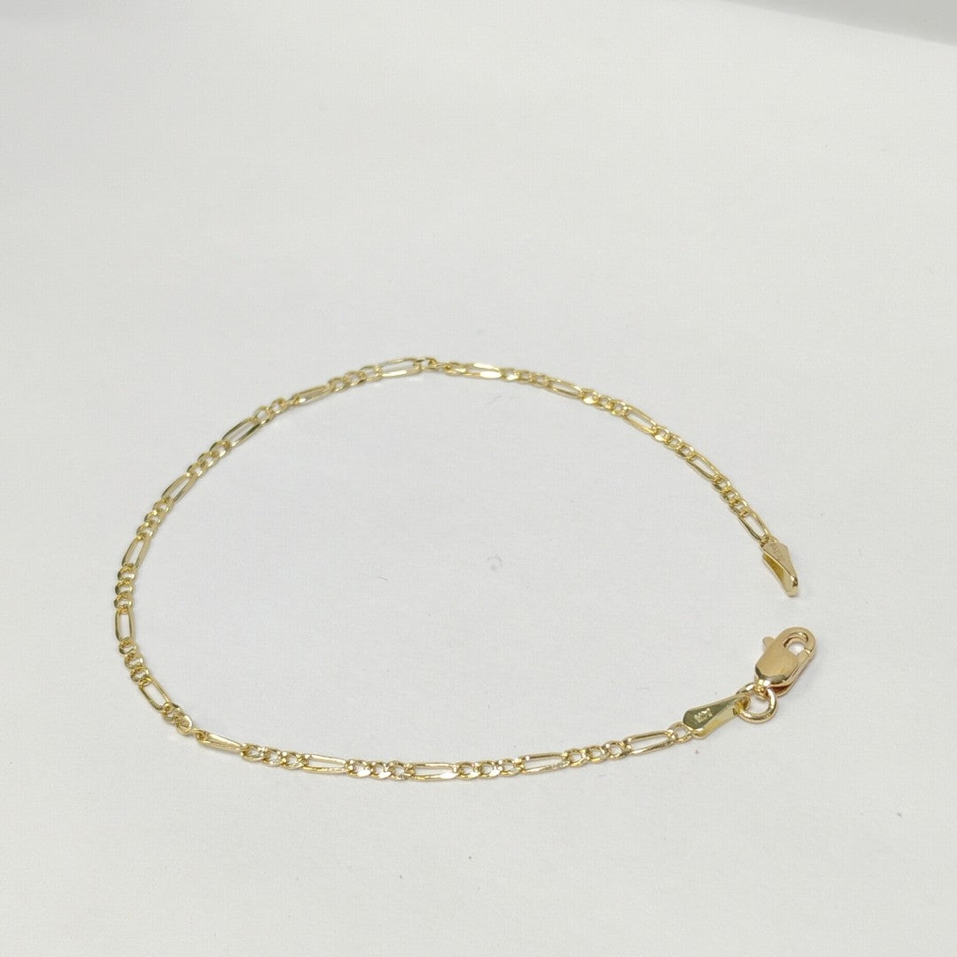 PULSERAS 3X1 ORO 14K 18 CM 1.5 GR (NUEVO)