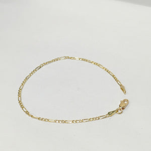 PULSERAS 3X1 ORO 14K 18 CM 1.5 GR (NUEVO)