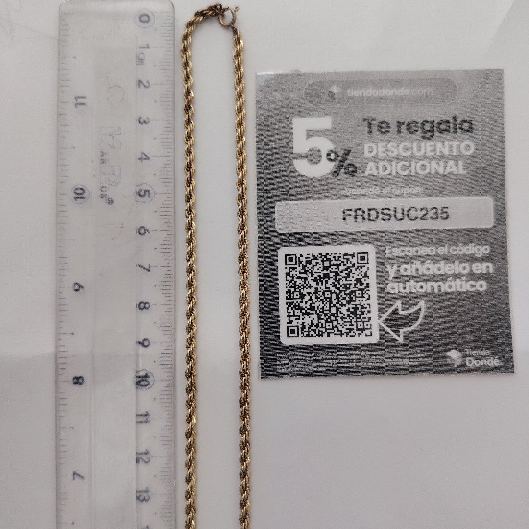 CADENA ORO 14 K 15.8 GRMS (SEMINUEVO)