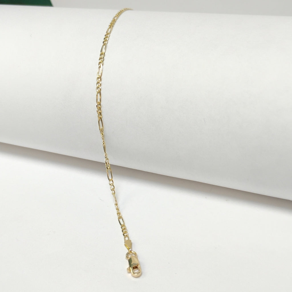 PULSERAS 3X1 ORO 14K 18 CM 1.5 GR (NUEVO)