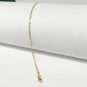 PULSERAS 3X1 ORO 14K 18 CM 1.5 GR (NUEVO)