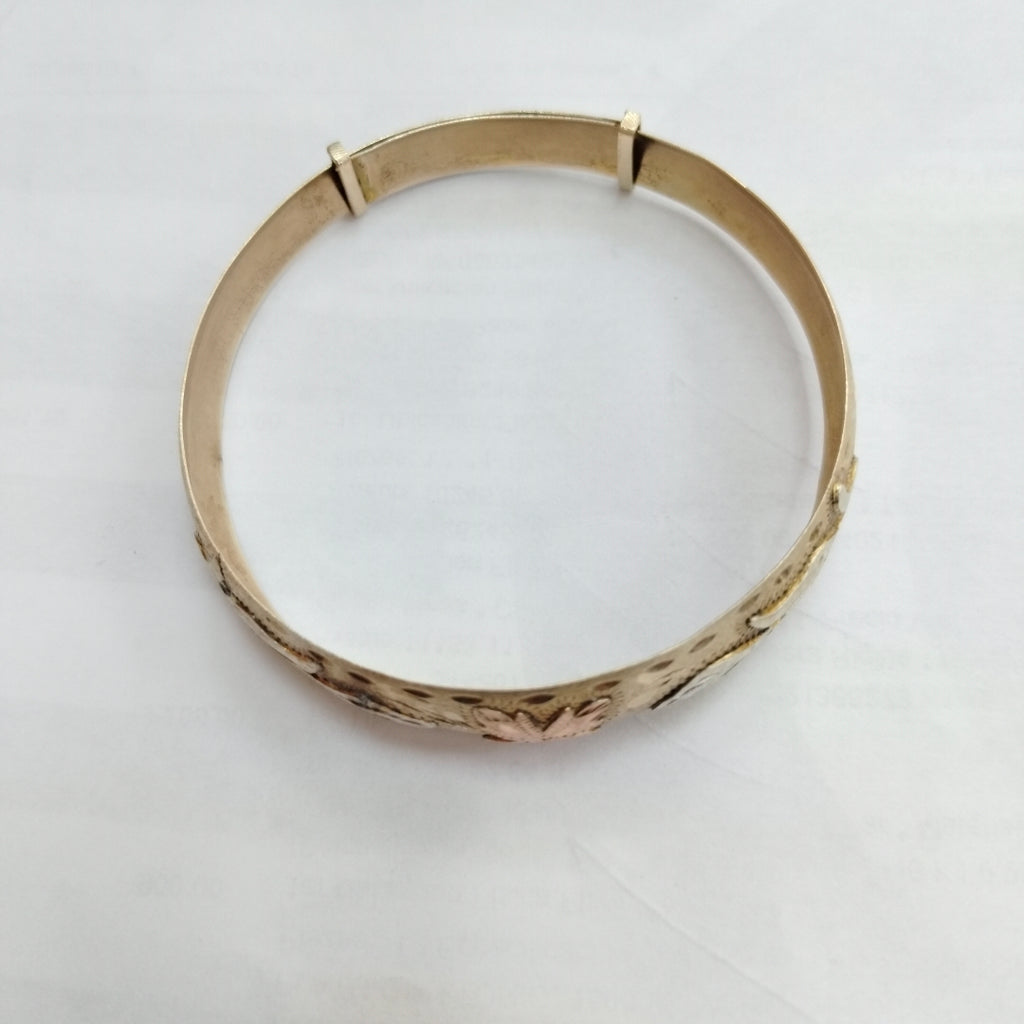 PULSERA RIGIDA ORO 10 K 10,60 GRMS (SEMINUEVO)
