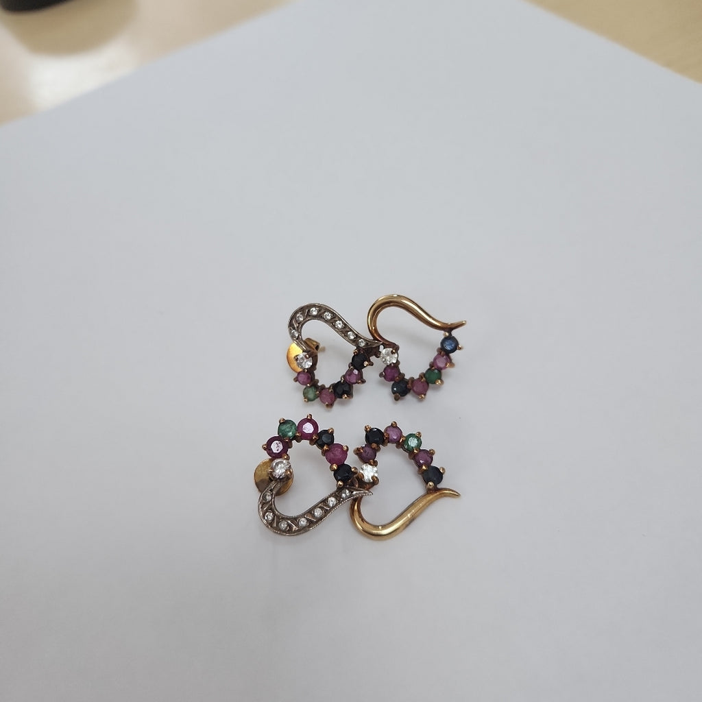 BROQUELES PAR ORO 14 K 10.5 GRMS (SEMINUEVO)