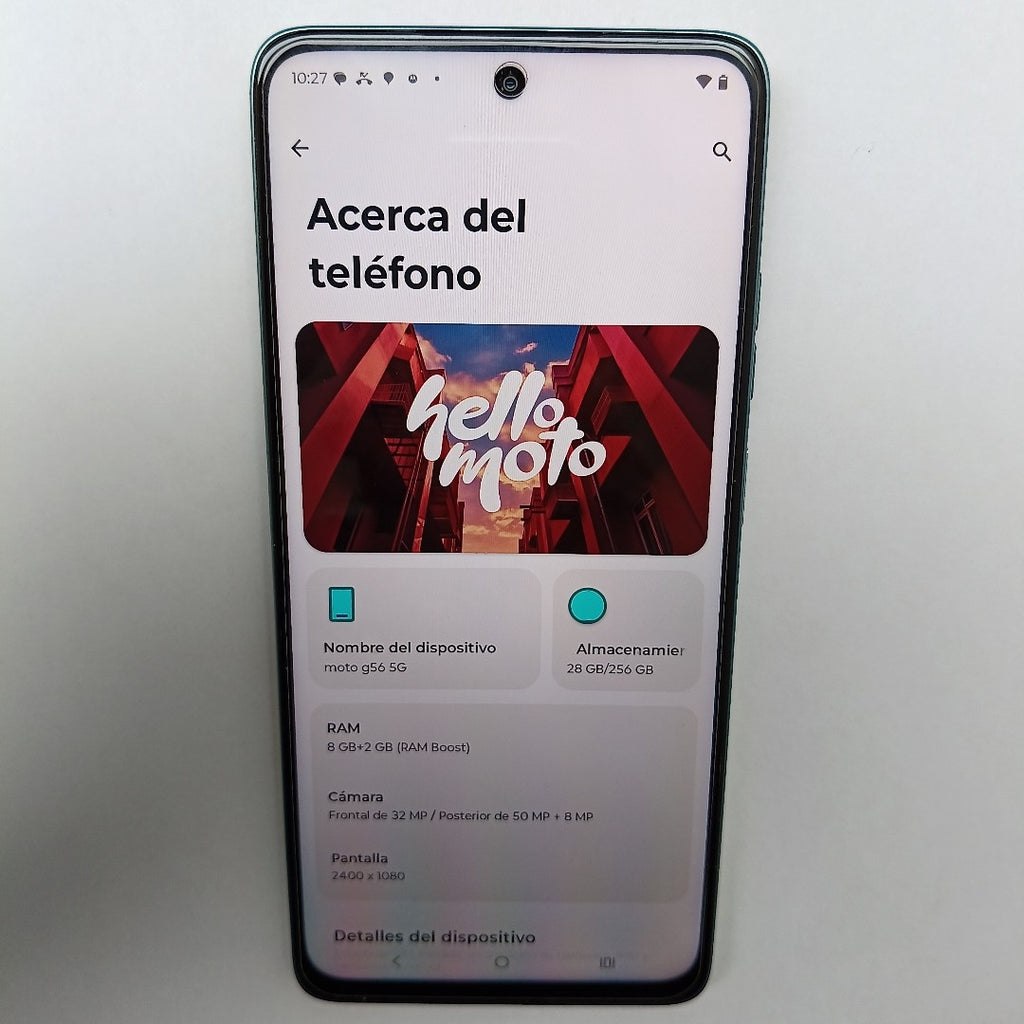 CELULAR MOTOROLA MOTO G56 5G XT2529-1(2025) 256 GB 8 GB RAM (SEMINUEVO)