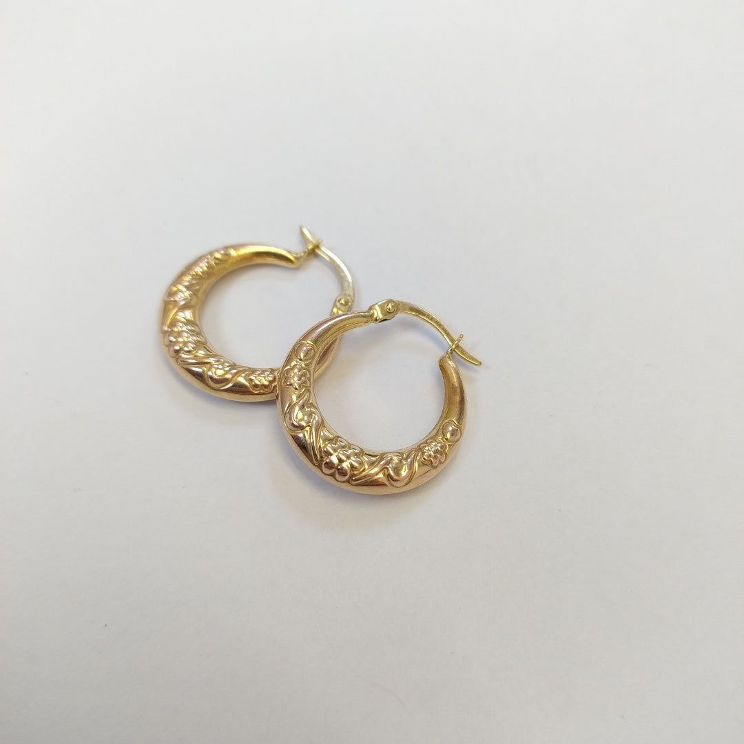 ARRACADAS PAR ORO 10 K 1.8 GRMS (SEMINUEVO)