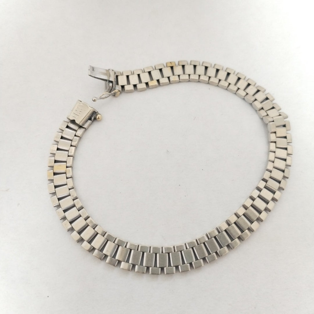 PULSERA ORO BLANCO 14 K 24.3 GRMS (SEMINUEVO)
