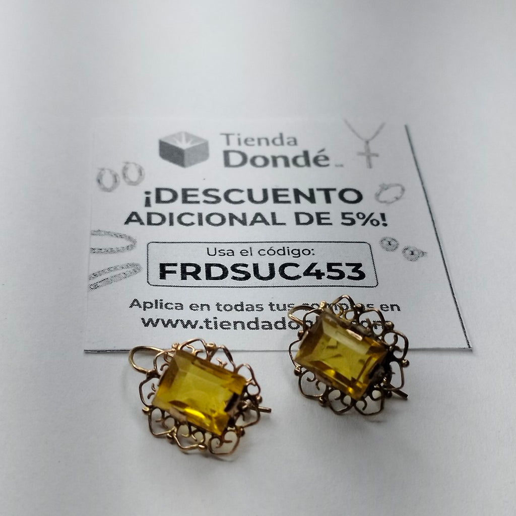 ARETES PAR ORO 8 K 2.5 GRMS (SEMINUEVO)