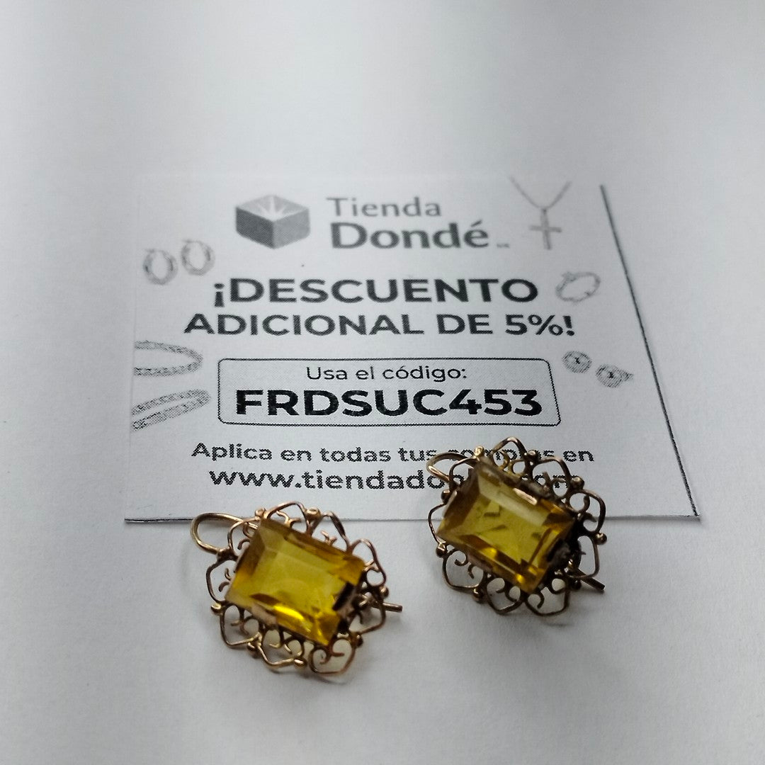 ARETES PAR ORO 8 K 2.5 GRMS (SEMINUEVO)