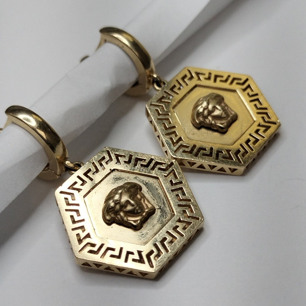 ARETES PAR ORO 14 K 8.7 GRMS (SEMINUEVO)