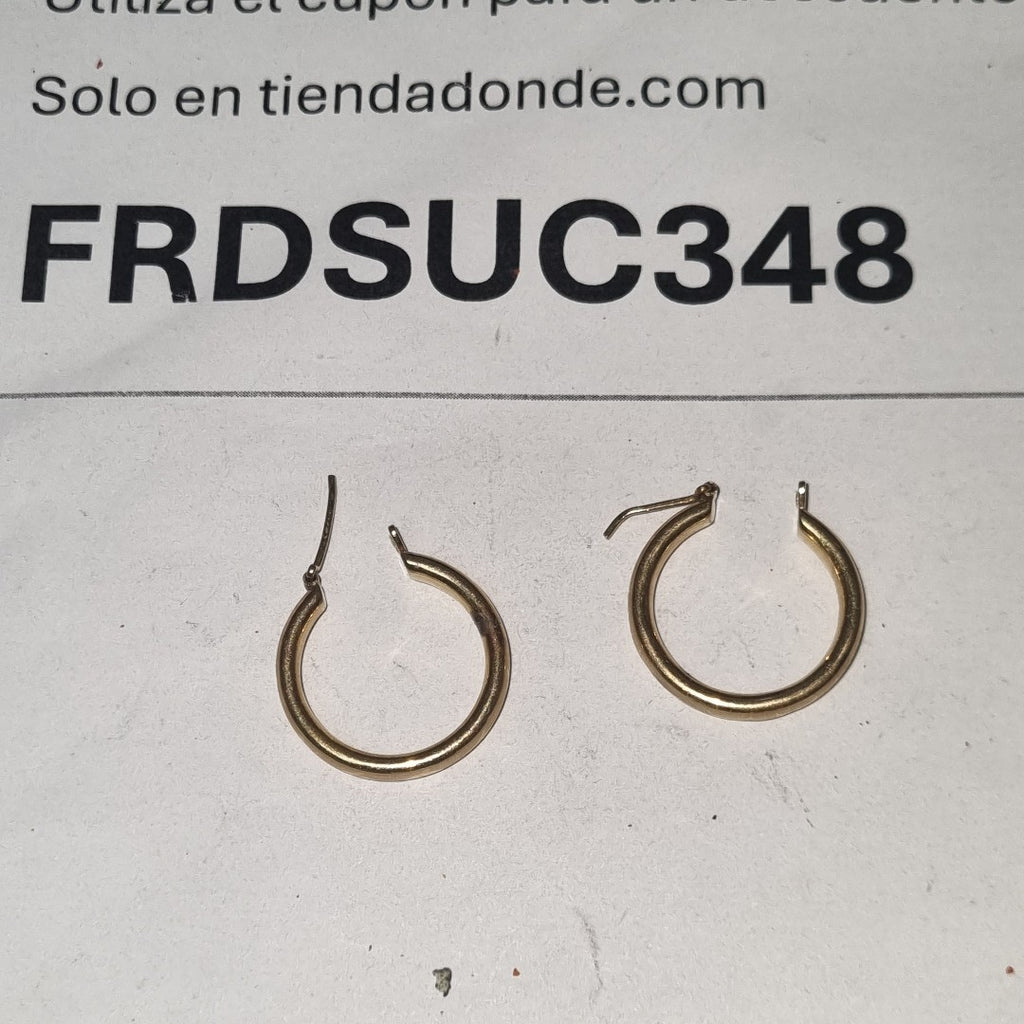 ARRACADAS PAR ORO 14 K 3.4 GRMS (SEMINUEVO)