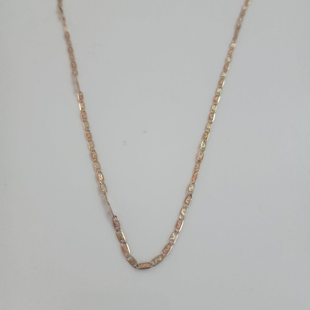 CADENA ORO COMBINADO 10 K 3.6 GRMS (SEMINUEVO)