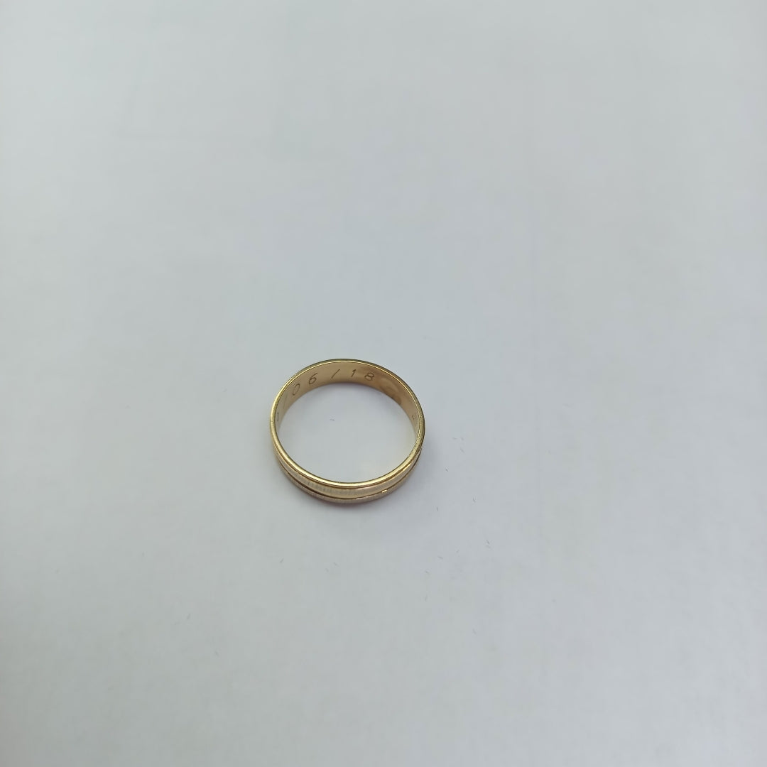 ARGOLLA ORO, RODIADO 14 K 2.7 GRMS (SEMINUEVO)