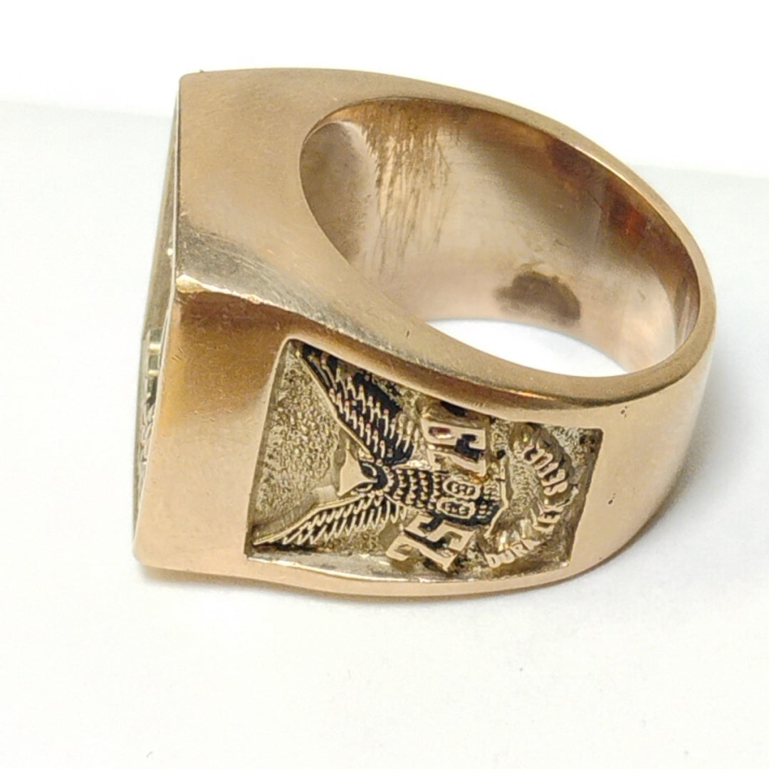 ANILLO DE GRADUACIÓN ORO 10 K 16.9 GRMS (SEMINUEVO)