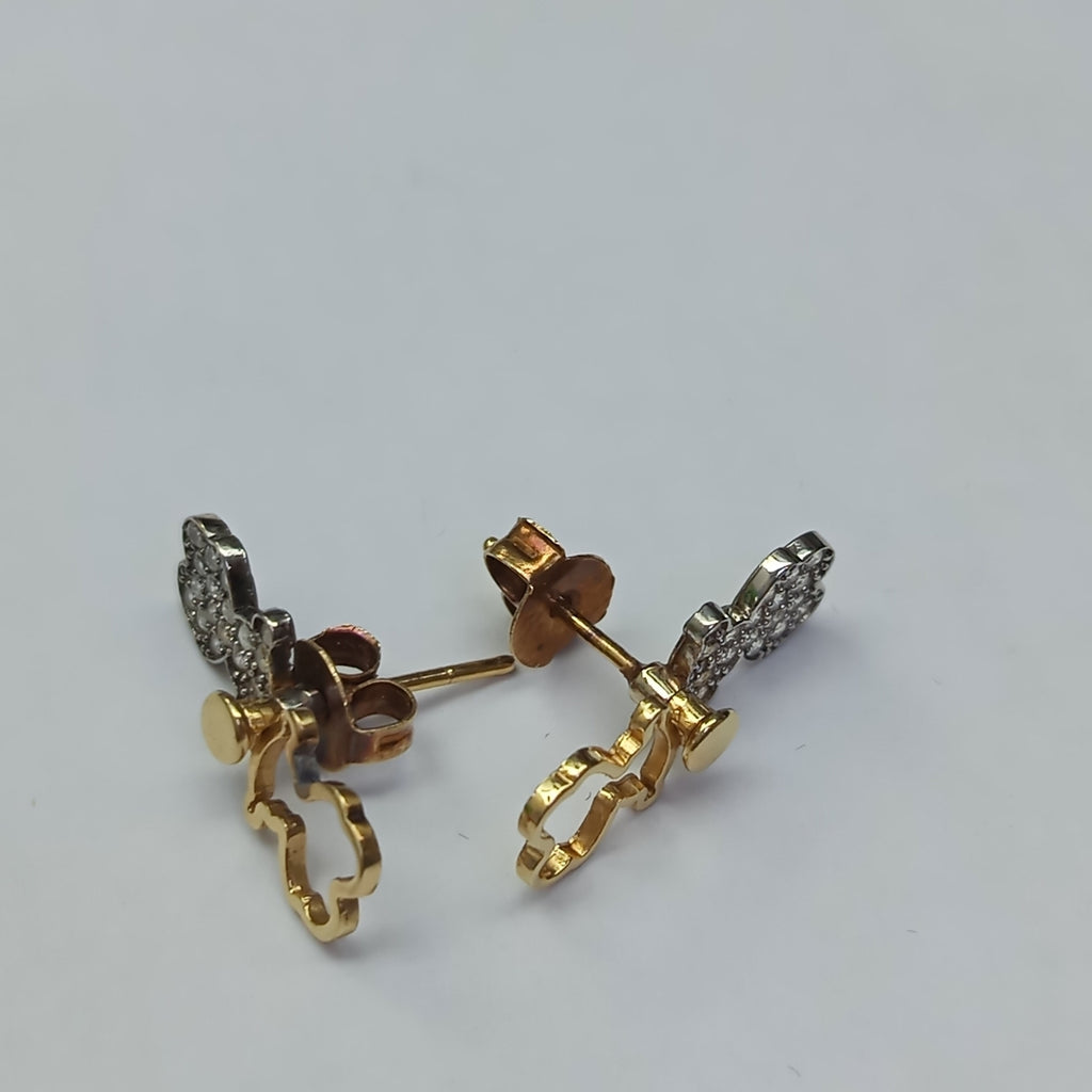 ARETES PAR ORO 14 K 3.4 GRMS (SEMINUEVO)
