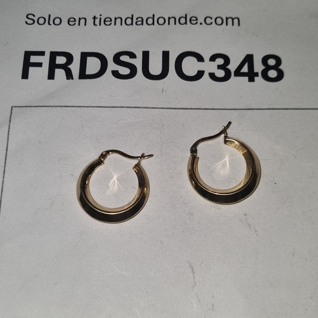 ARRACADAS PAR ORO 14 K 2.9 GRMS (SEMINUEVO)