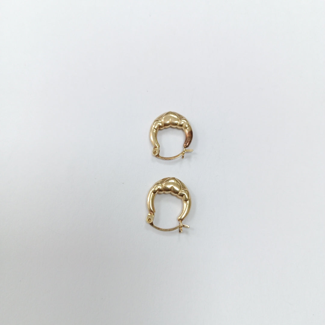 ARRACADAS PAR ORO 8 K 1.2 GRMS (SEMINUEVO)