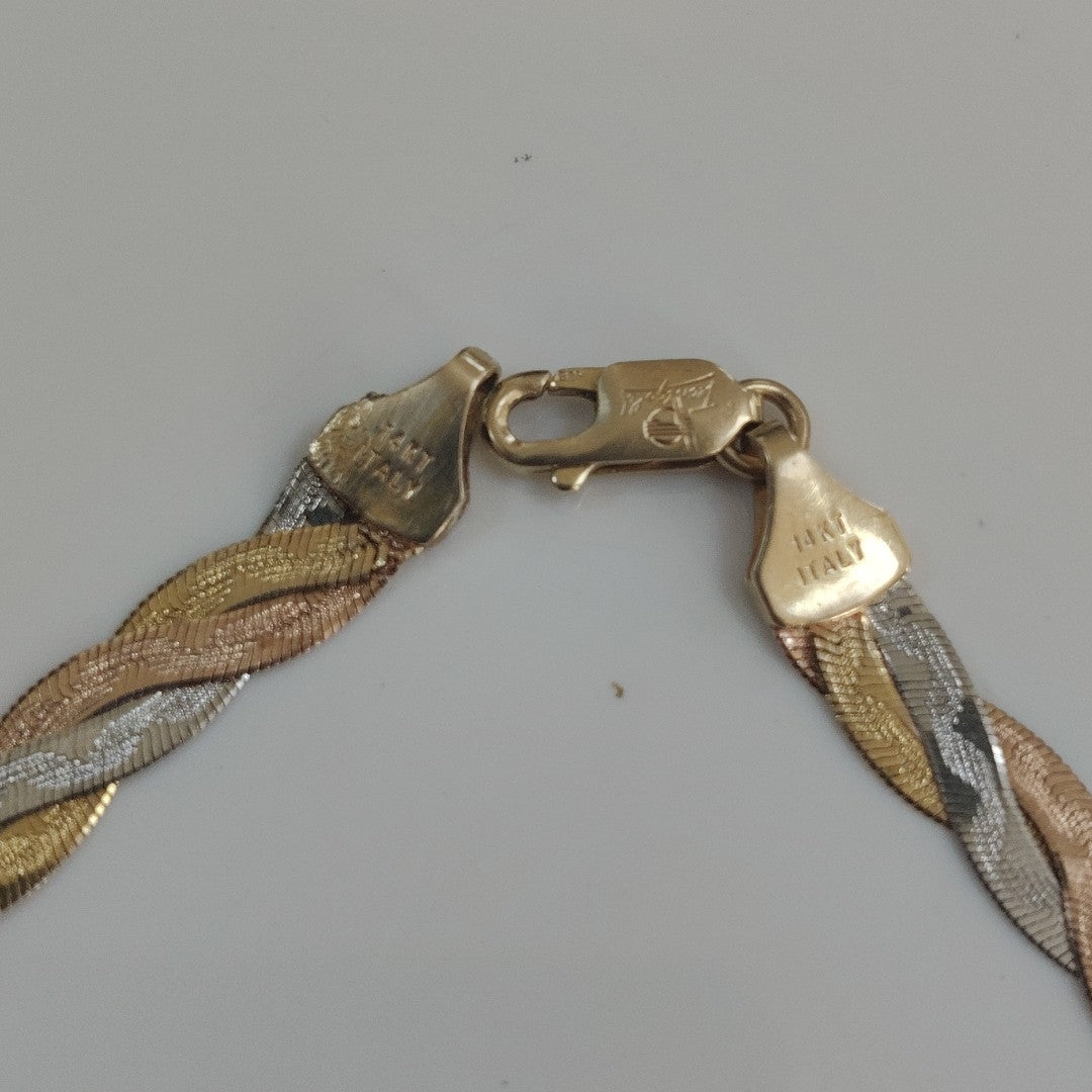 CADENA ORO, ORO COMBINADO 14 K 10.1 GRMS (SEMINUEVO)