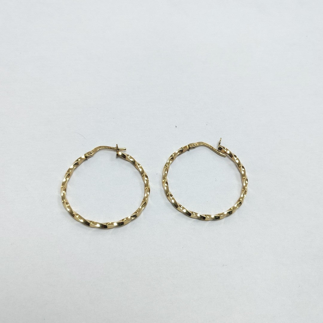 ARRACADAS PAR ORO 14 K 1.3 GRMS (SEMINUEVO)
