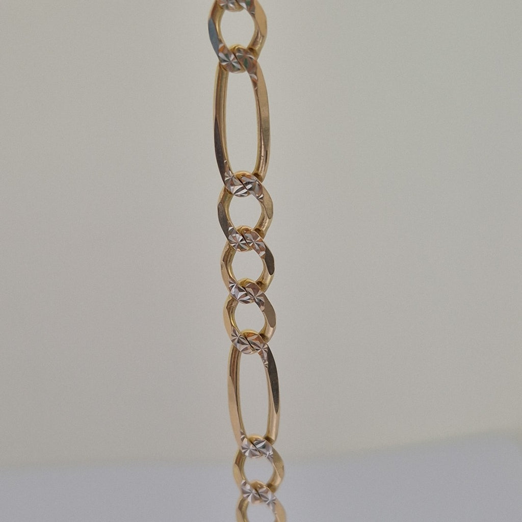 PULSERA ORO, RODIADO 14 K 9.2 GRMS (SEMINUEVO)