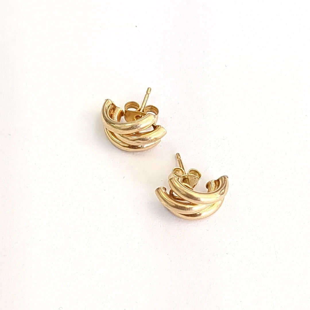 ARETES PAR ORO 10 K 1,70 GRMS (SEMINUEVO)