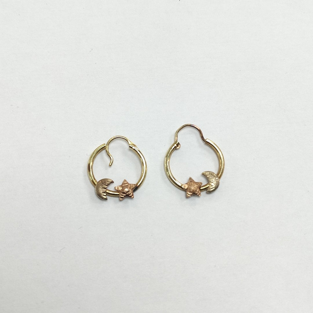 ARRACADAS PAR ORO 10 K 1,50 GRMS (SEMINUEVO)