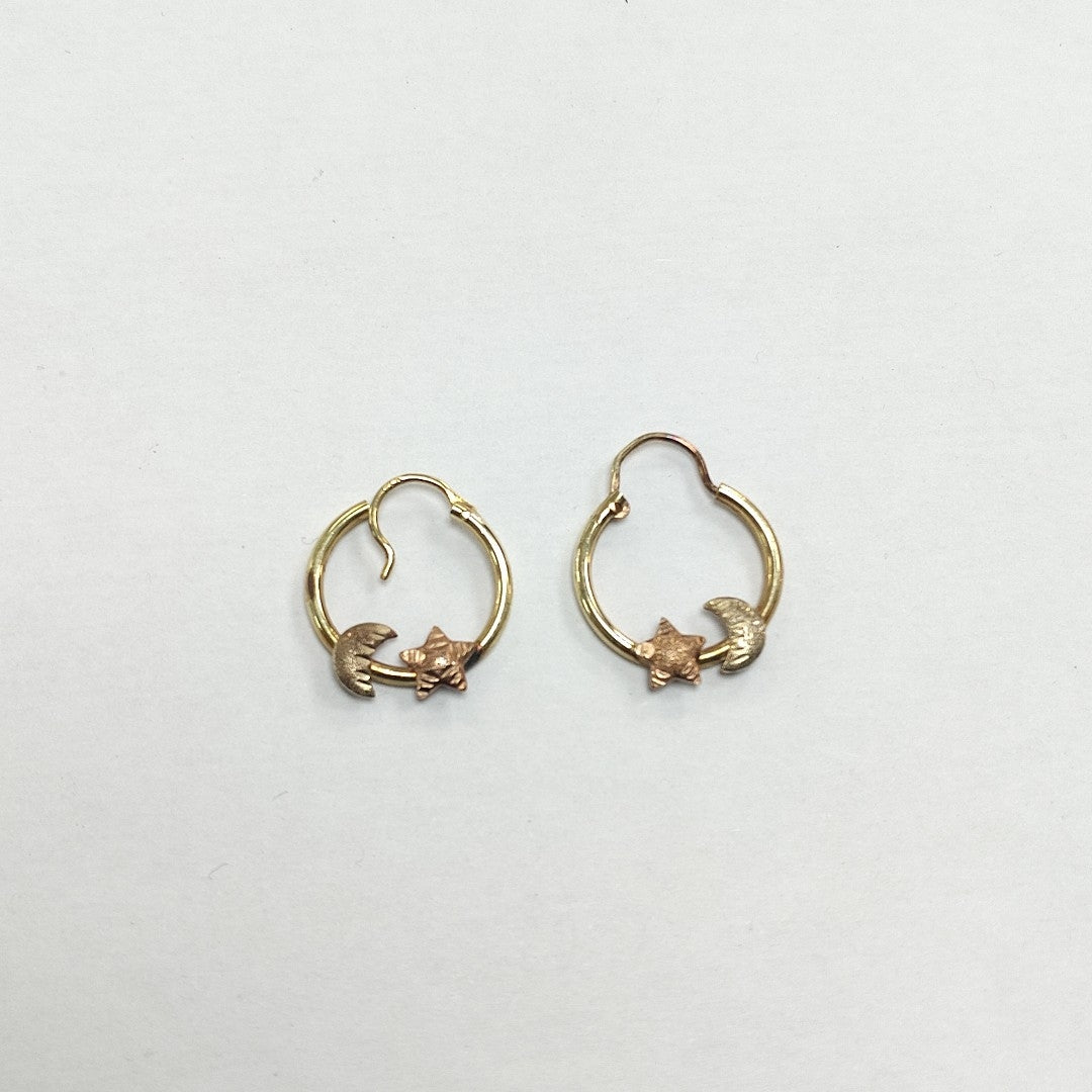 ARRACADAS PAR ORO 10 K 1,50 GRMS (SEMINUEVO)