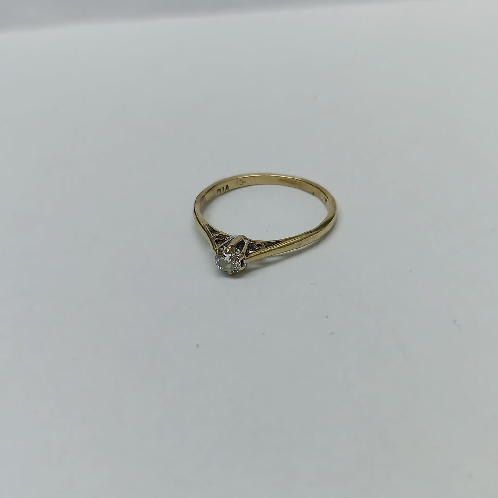 ANILLITO ORO 10 K 1.3 GRMS (SEMINUEVO)