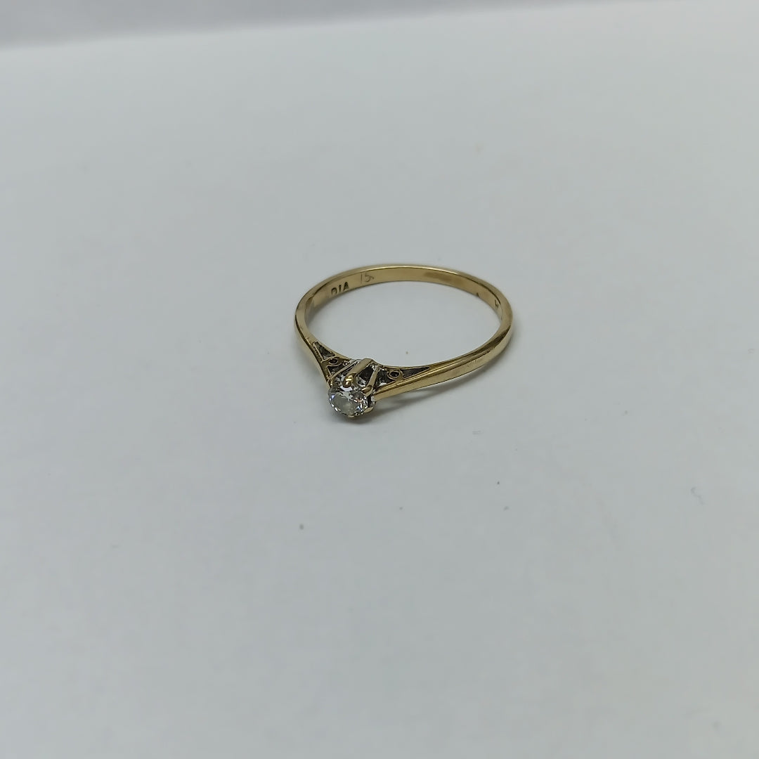 ANILLITO ORO 10 K 1.3 GRMS (SEMINUEVO)