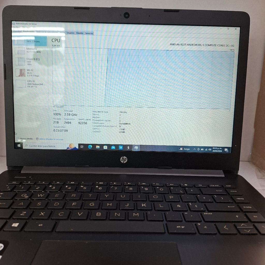 LAPTOP HP 14-CM0030LA (2024) 2 TB 8 GB RAM (SEMINUEVO)