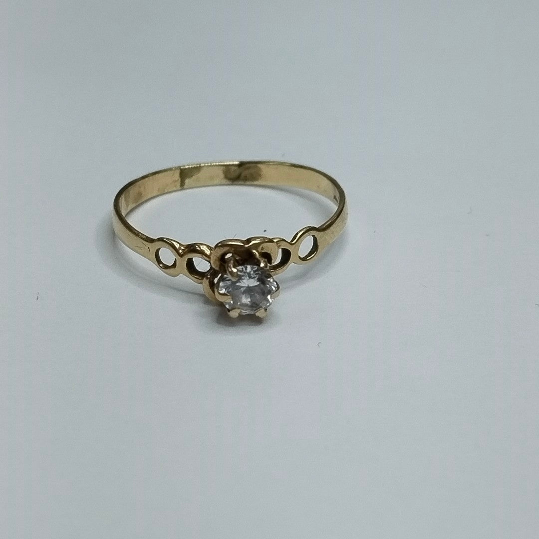 SOLITARIO ORO 10 K 1.5 GRMS (SEMINUEVO)