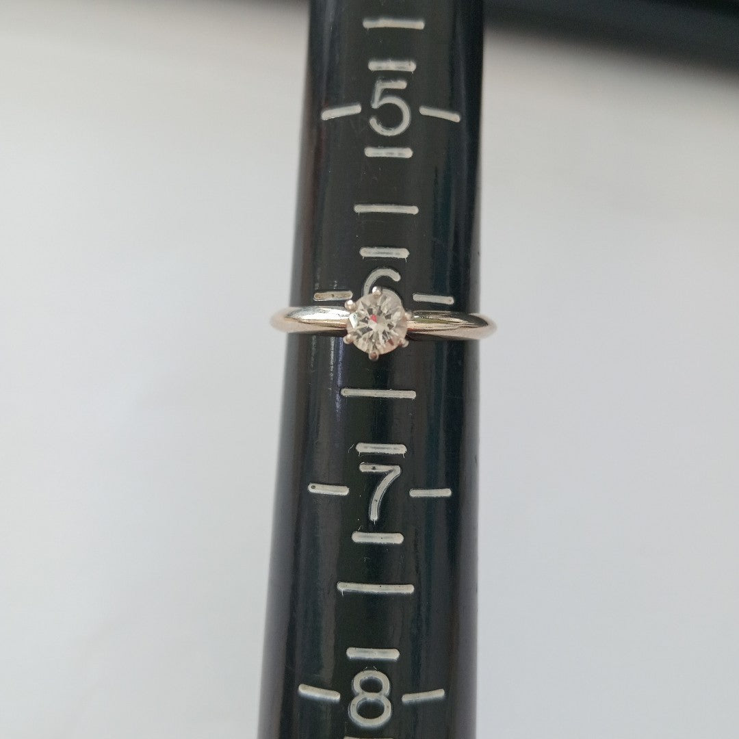 ANILLITO ORO BLANCO 14 K 1.8 GRMS (SEMINUEVO)
