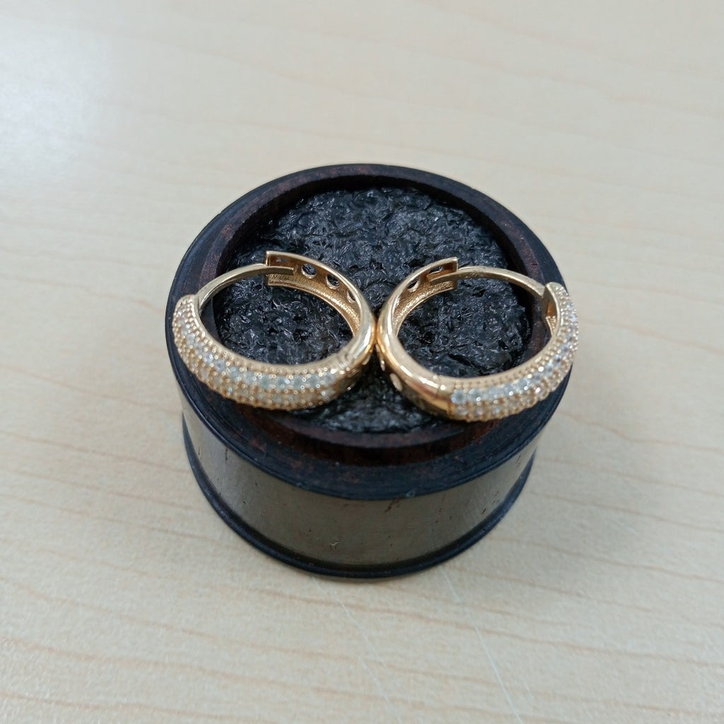 ARRACADAS PAR ORO 14 K 2.6 GRMS (SEMINUEVO)