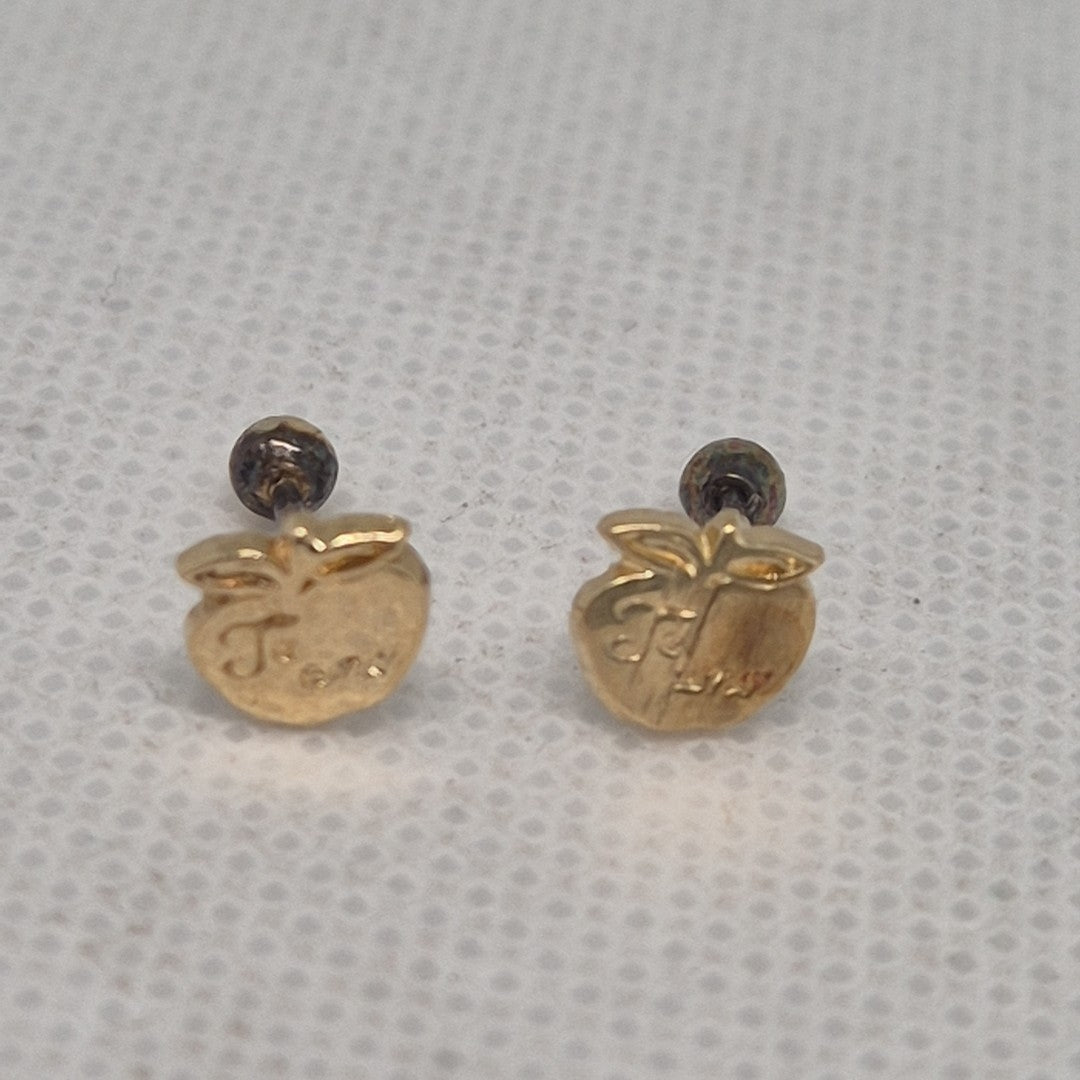BROQUELES PAR ORO 14 K 0,80 GRMS (SEMINUEVO)