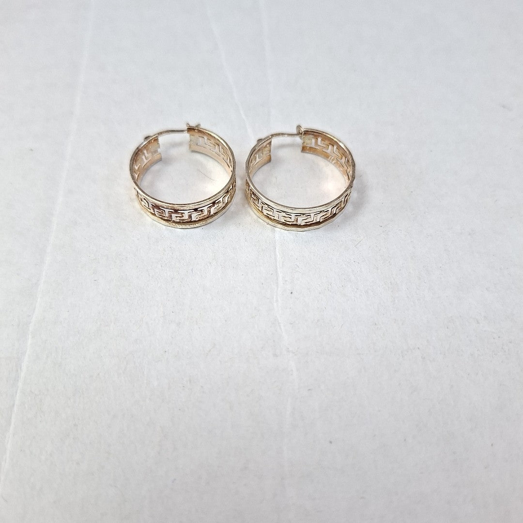 ARRACADAS PAR PLATA 12.8 GRMS (SEMINUEVO)