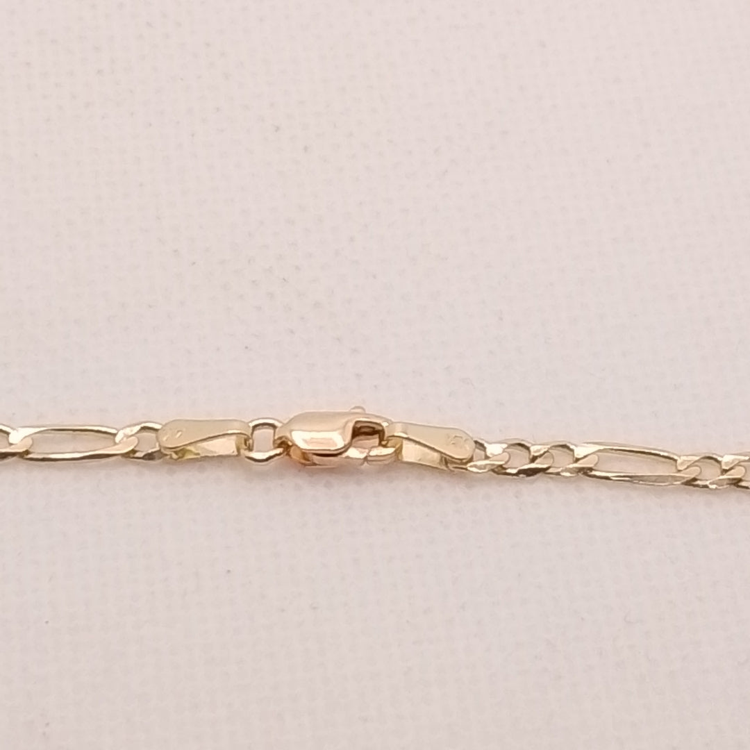 CADENAS 3X1 ORO 14K 60 CM 8 GR (NUEVO)