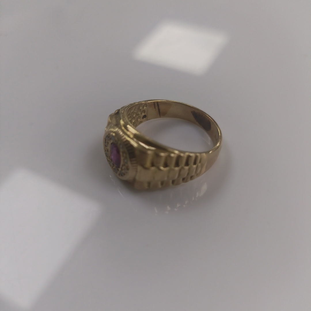 ANILLO ORO 14 K 9.7 GRMS (SEMINUEVO)