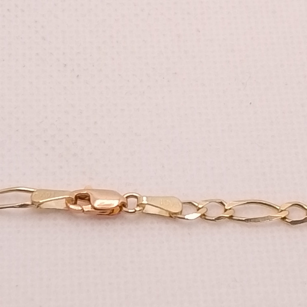 CADENAS TEJIDO 3X1 ORO 10K 55 CM 6.4 GR (NUEVO)