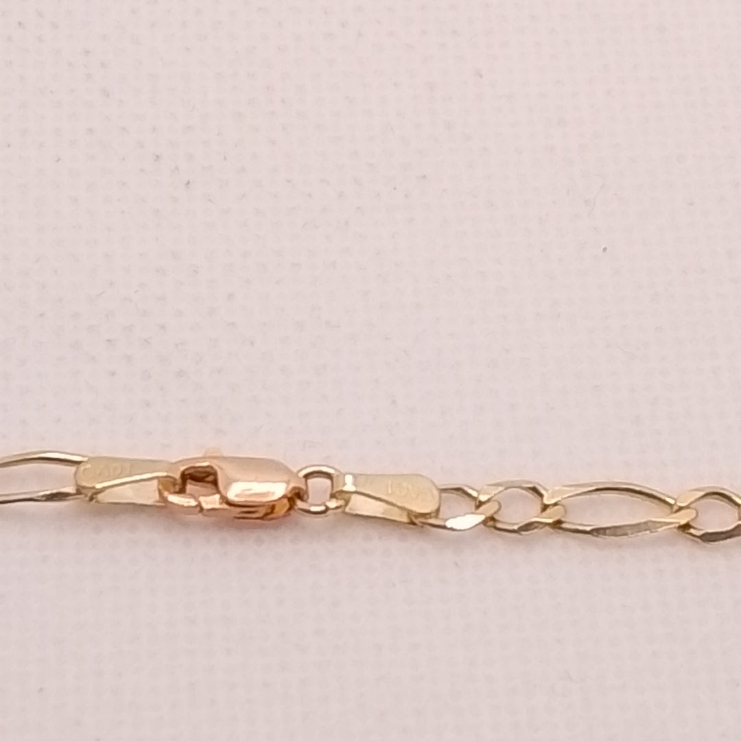 CADENAS TEJIDO 3X1 ORO 10K 55 CM 6.4 GR (NUEVO)