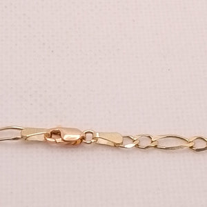 CADENAS TEJIDO 3X1 ORO 10K 55 CM 6.4 GR (NUEVO)
